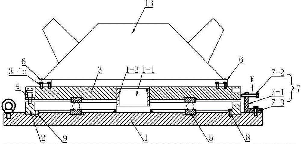 High-precision rotating dividing disc