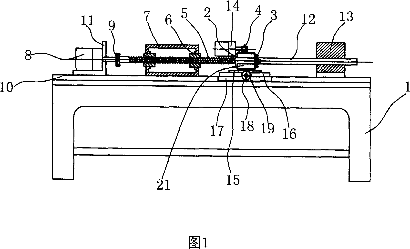 Worm and screw processing device