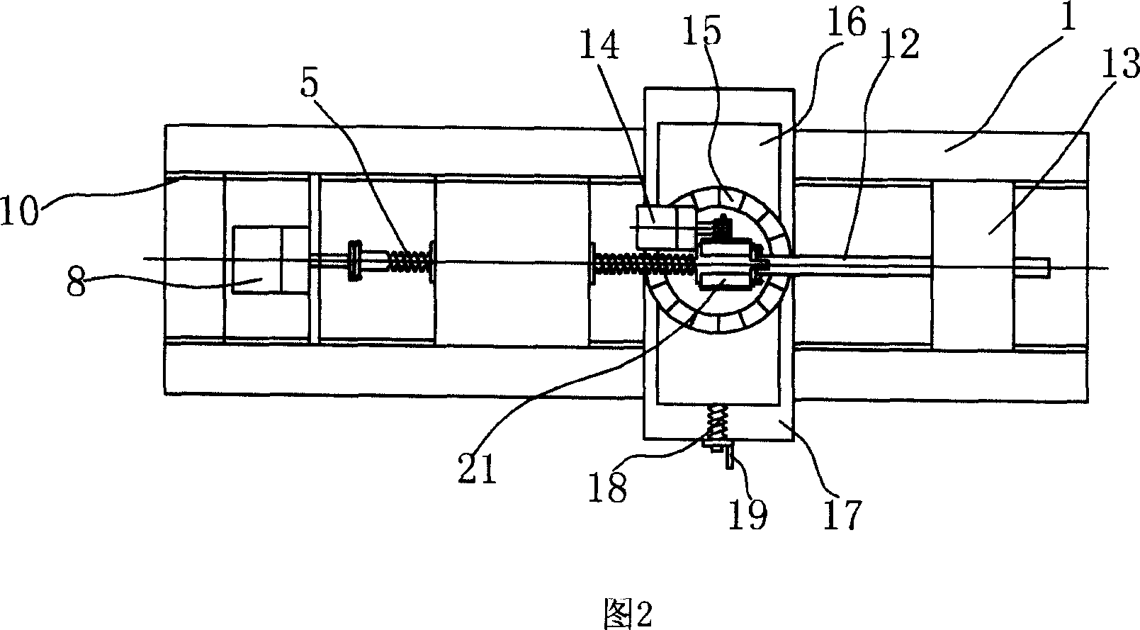 Worm and screw processing device