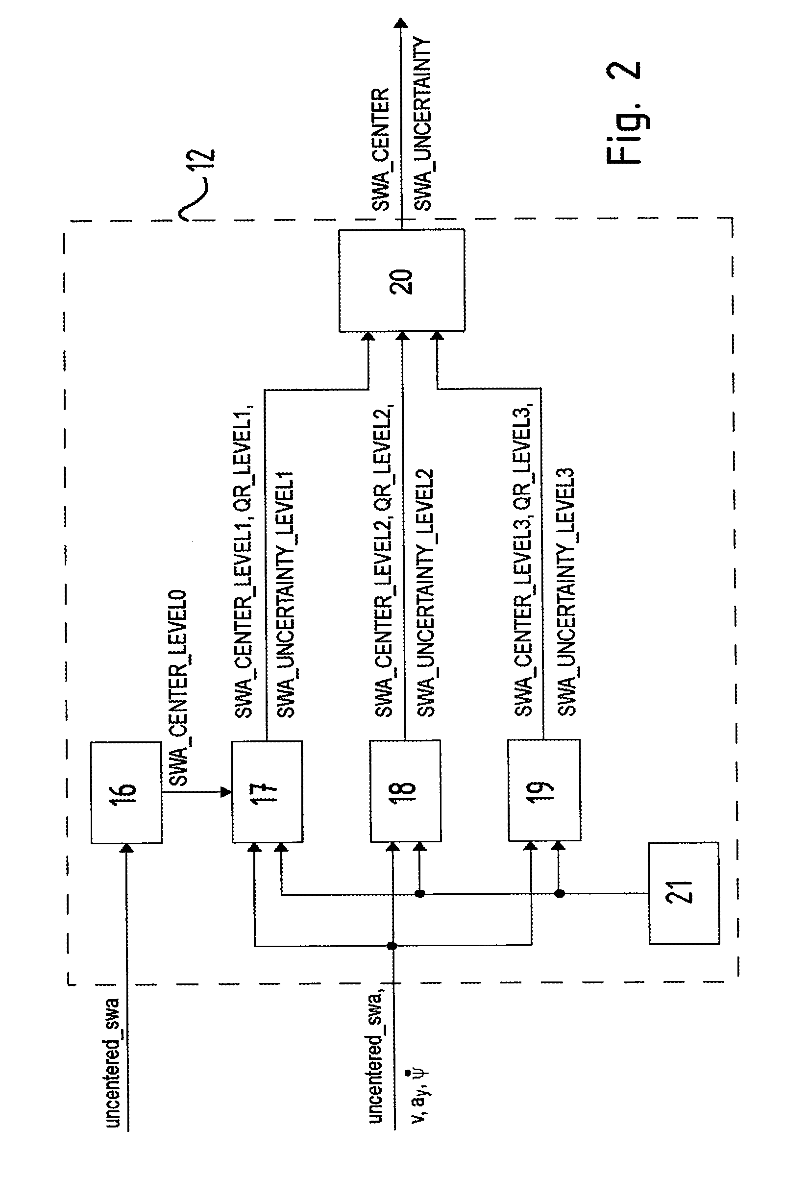 Method and device for determining an absolute value of a variable