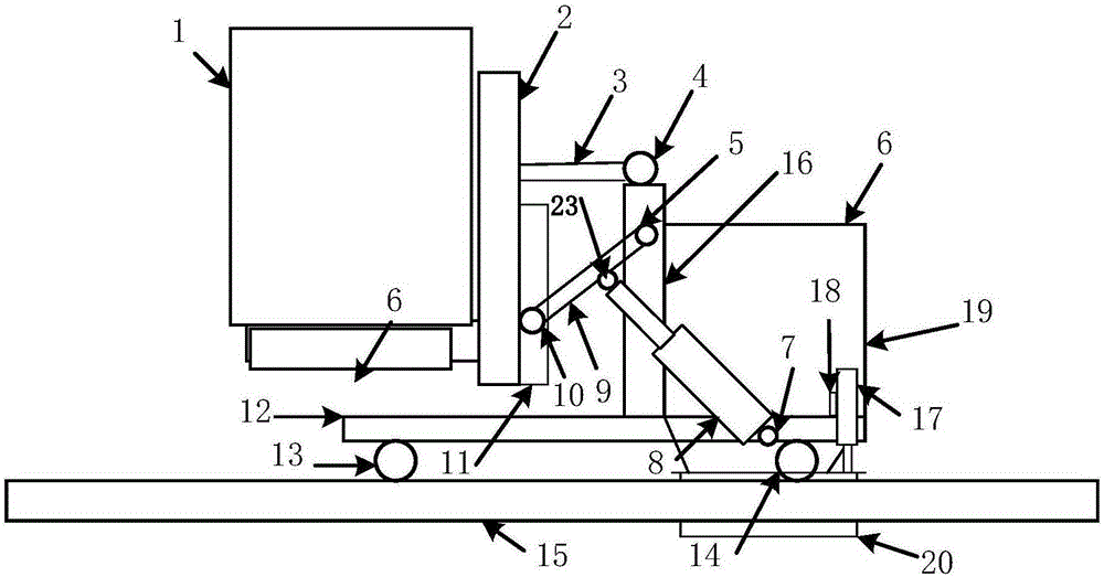 Large-angle high-load-capacity turnover feeding device