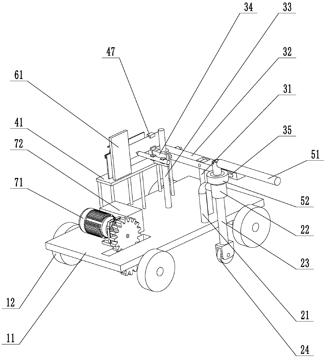 Device for measuring bump height difference distribution at bridge head and working method of device