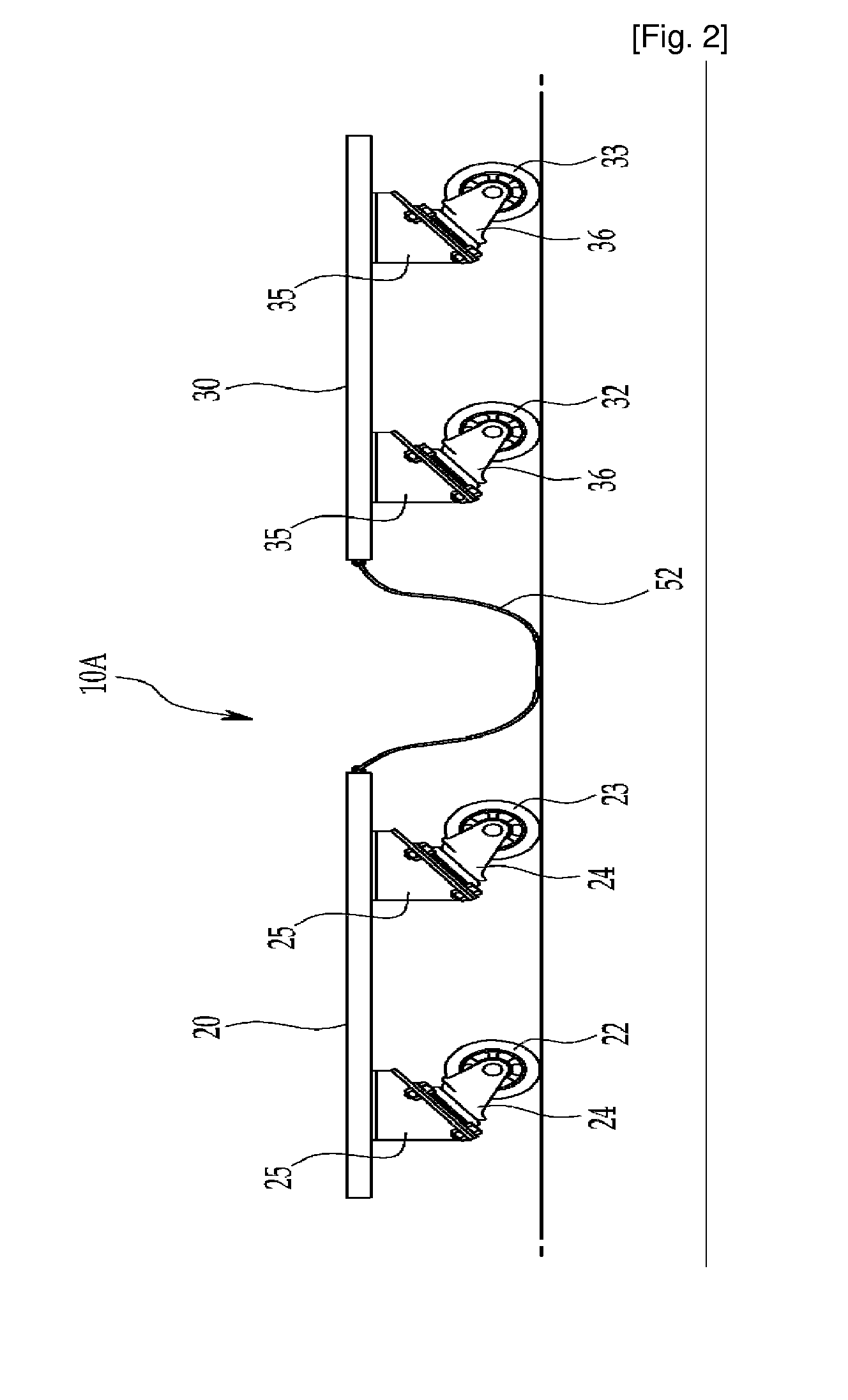 Caster skate apparatus