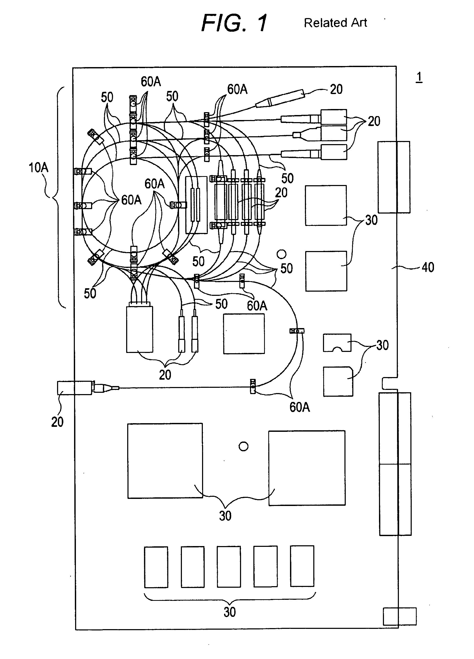 Wire accommodation apparatus