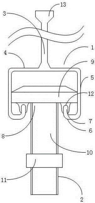 Specific curved pre-buried chute bearing assembly