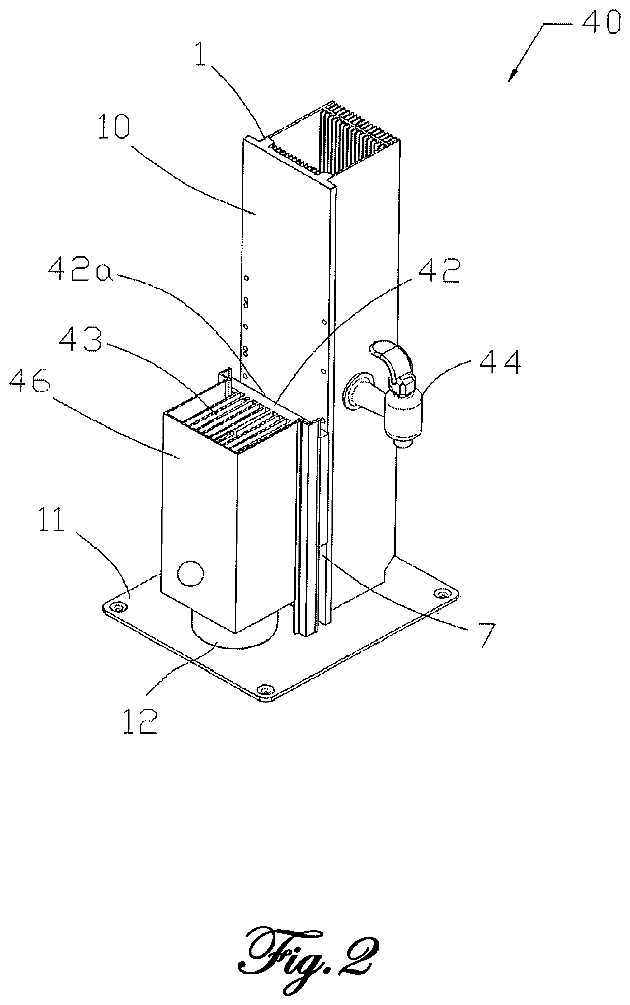 Thermoelectric generator using in-situ passive cooling