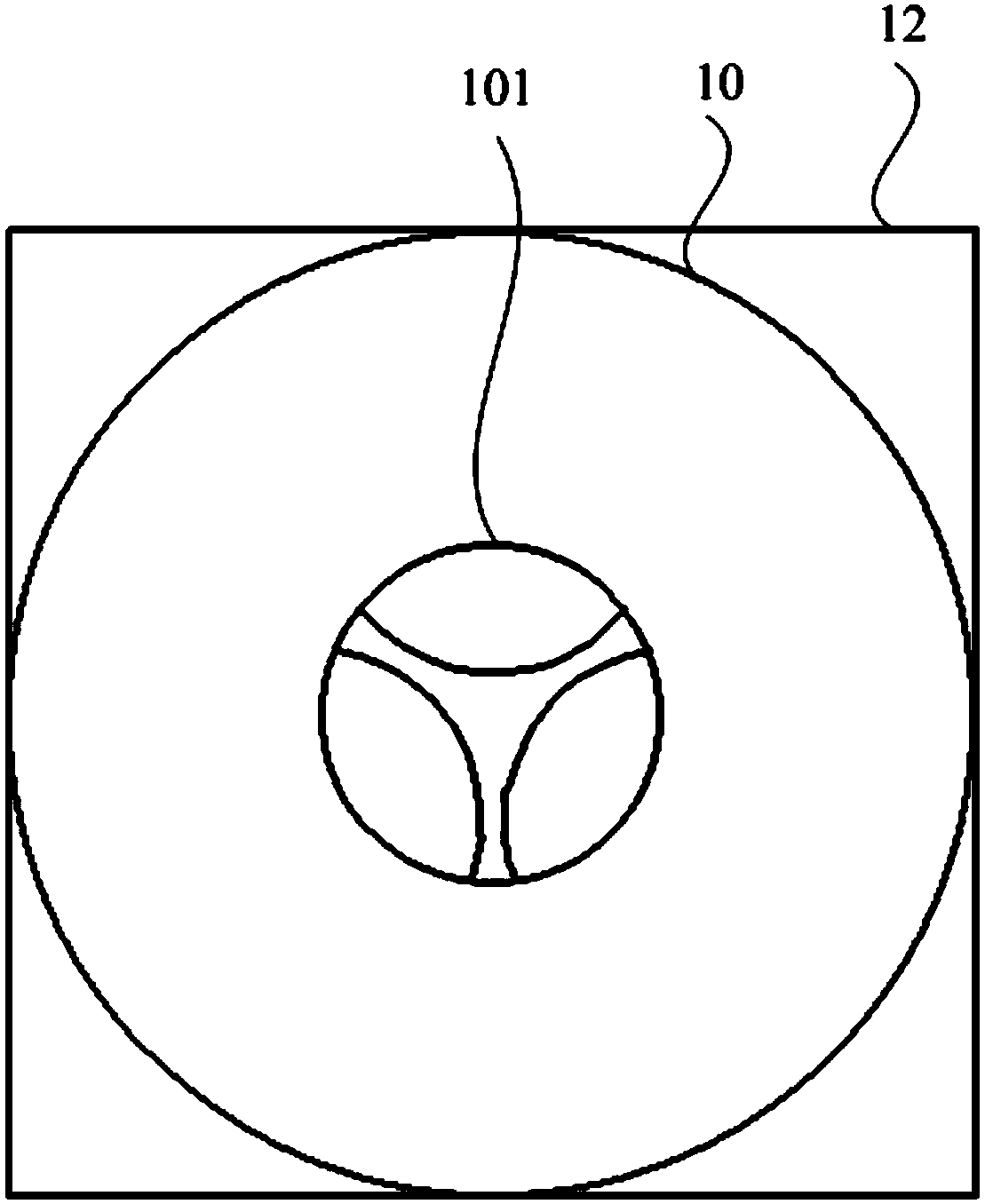 Treatment system for engine gas jet tail flames