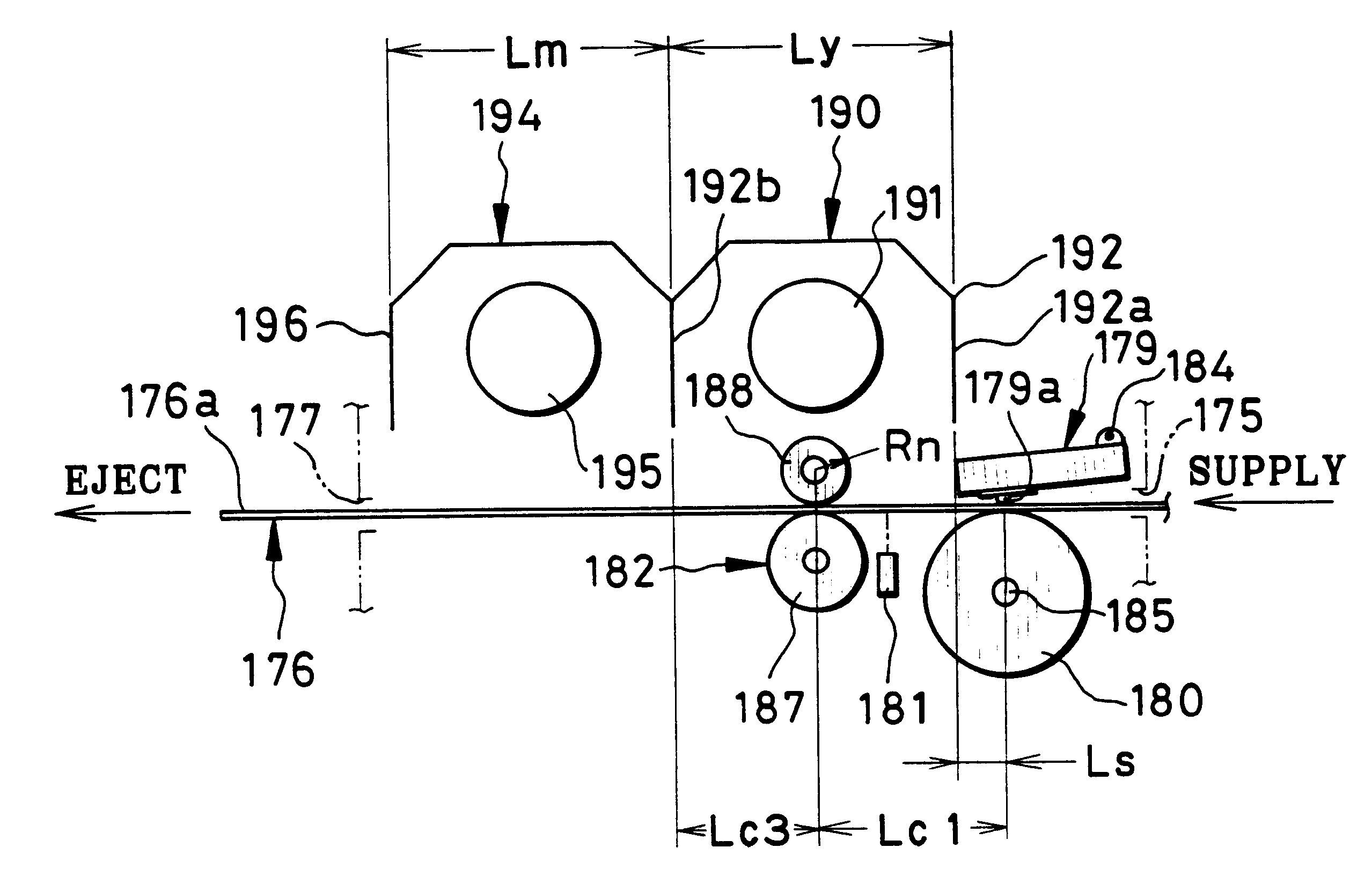 Thermal printer, thermal printing method and conveyor for recording material