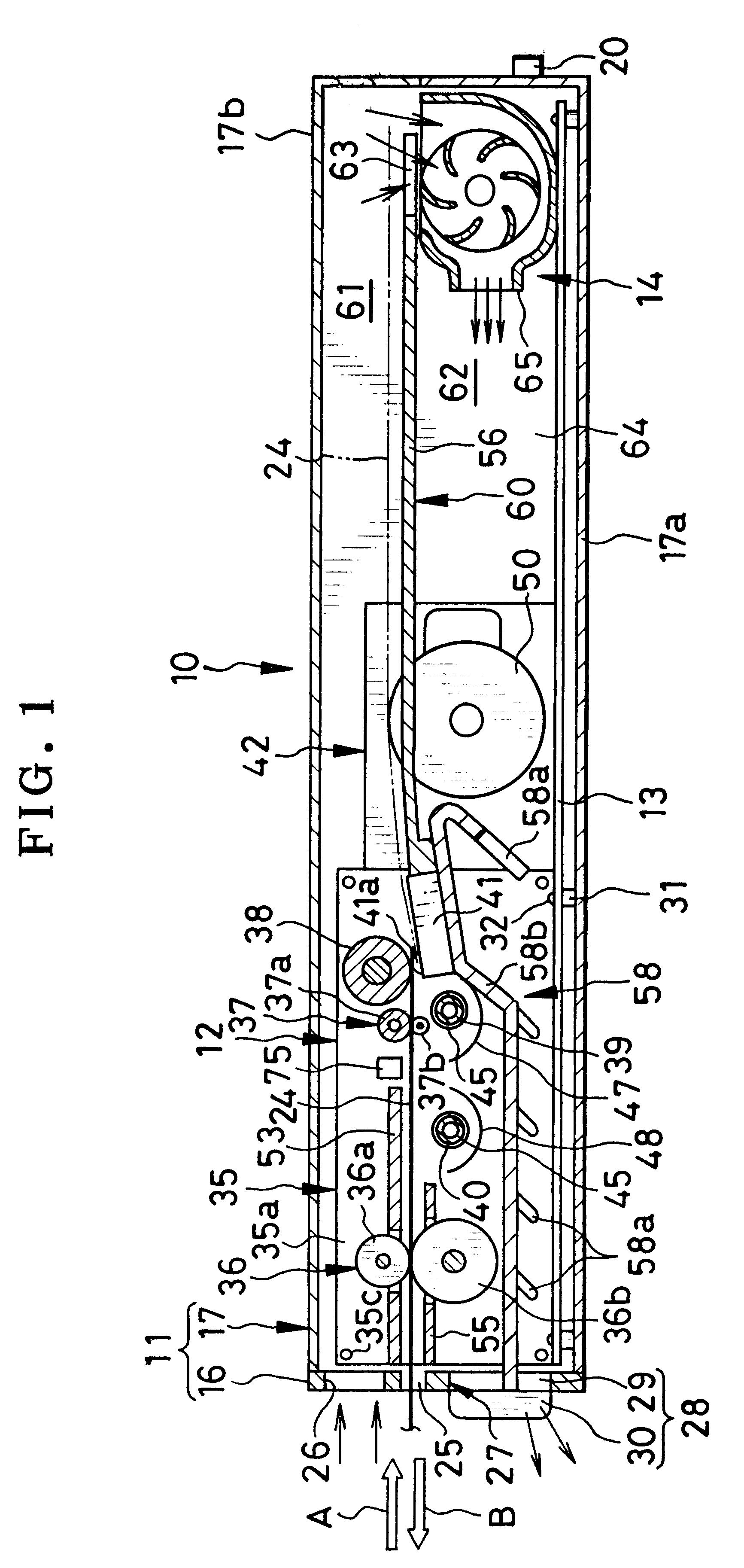 Thermal printer, thermal printing method and conveyor for recording material