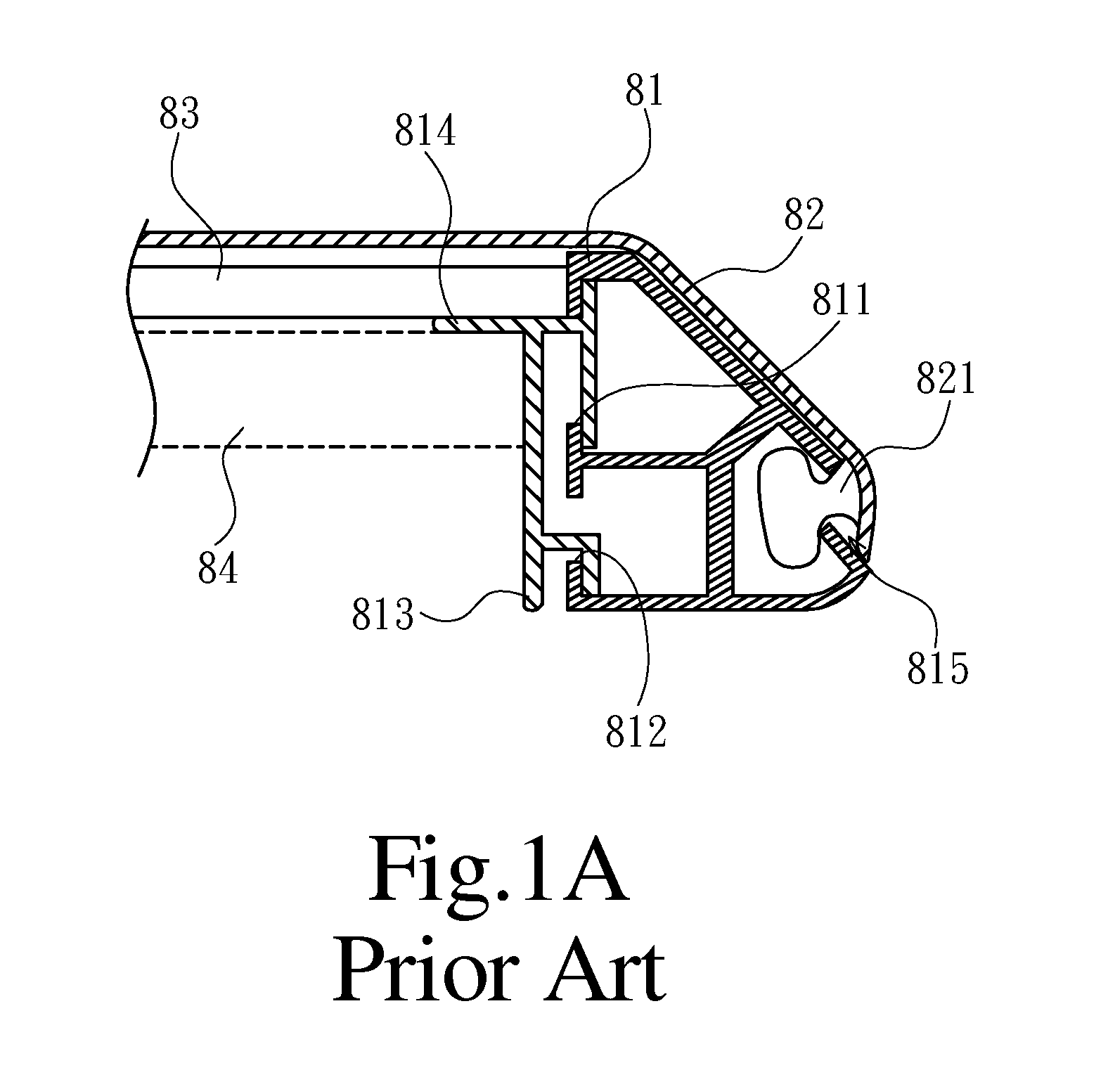 Composite tonneau cover of pick-up truck