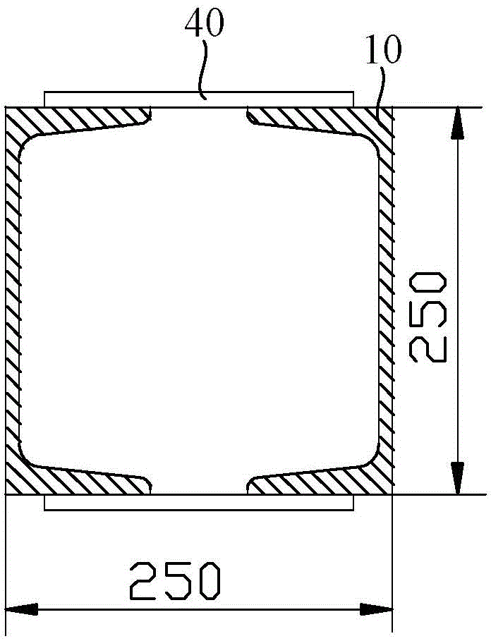 Tower crane wall attached member bar device