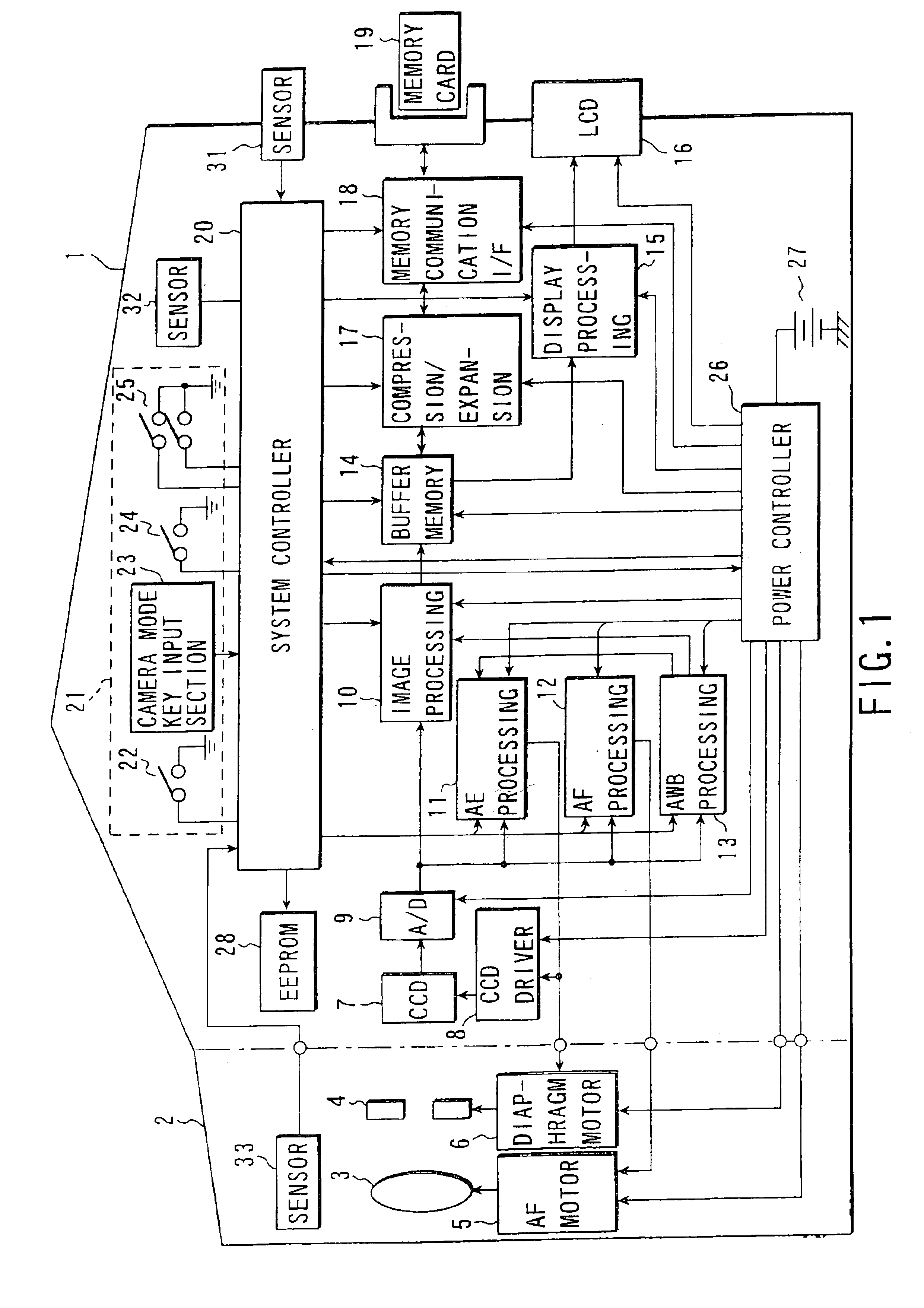 Electronic camera having a standby mode for reducing delays in image pickup