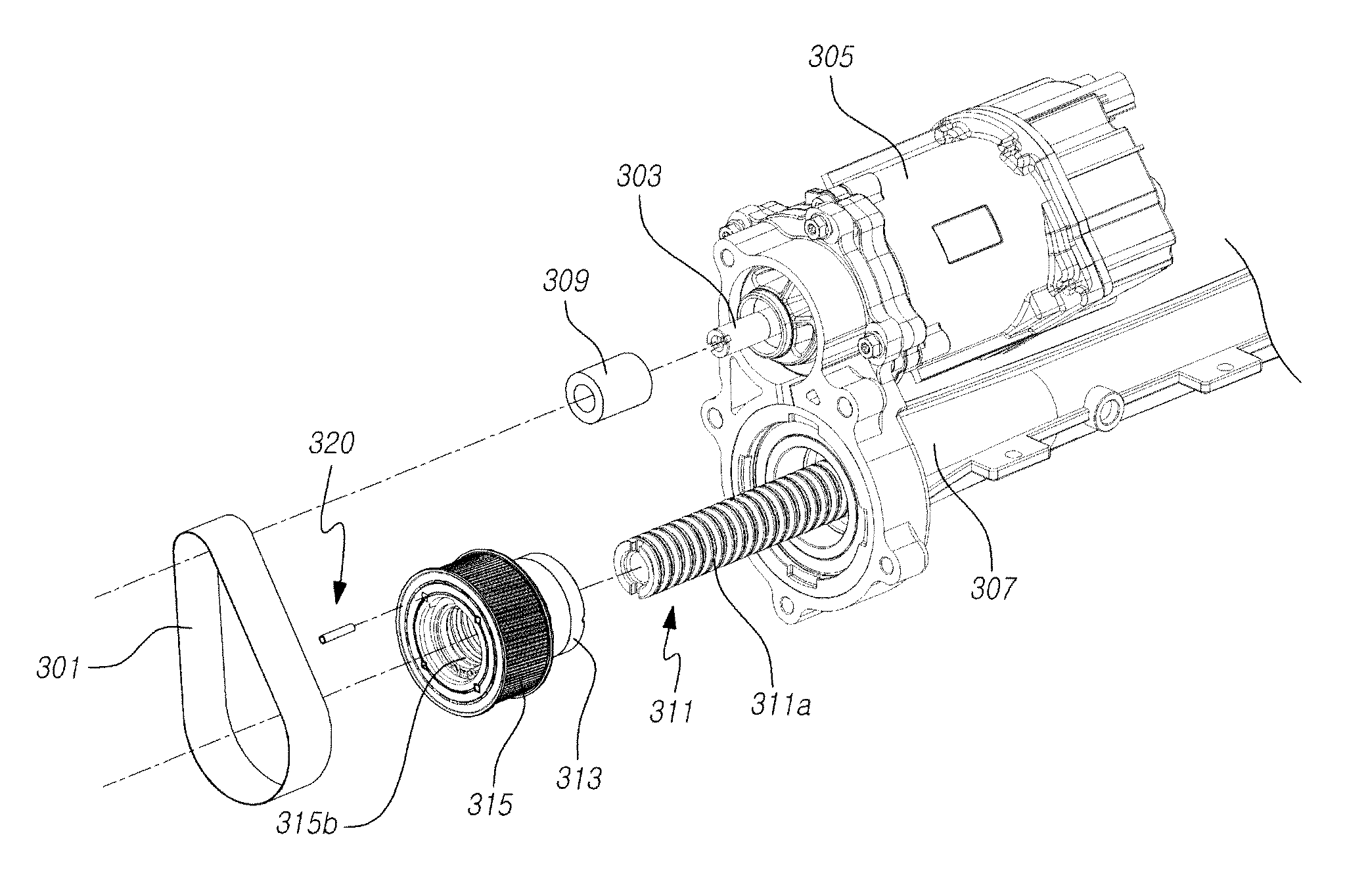 Rack-driven auxiliary power steering apparatus