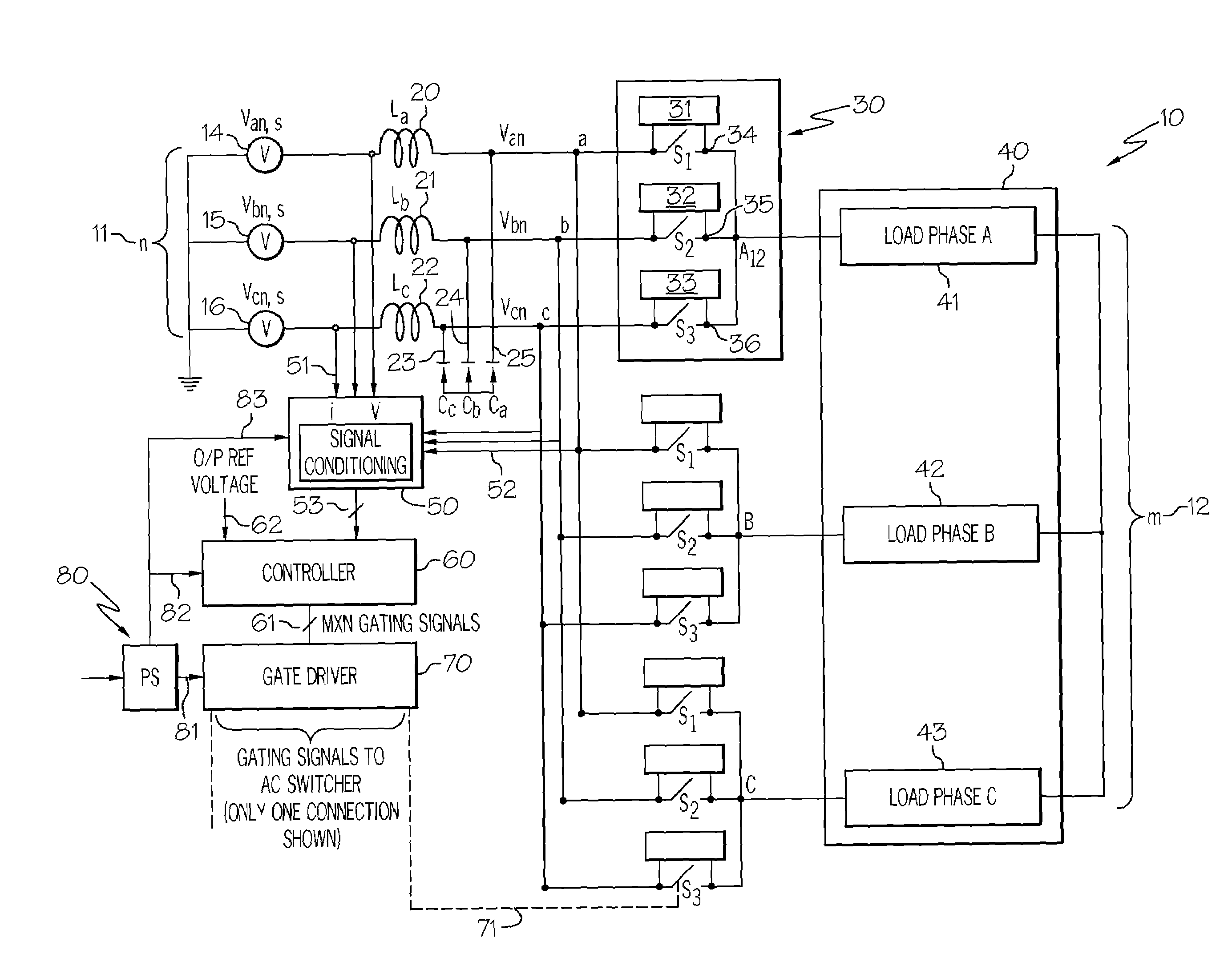 Advanced matrix converter and method for operation