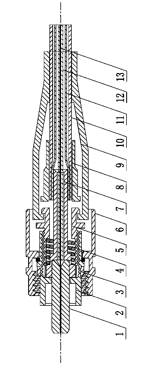 Optical fiber connector capable of moving bodily