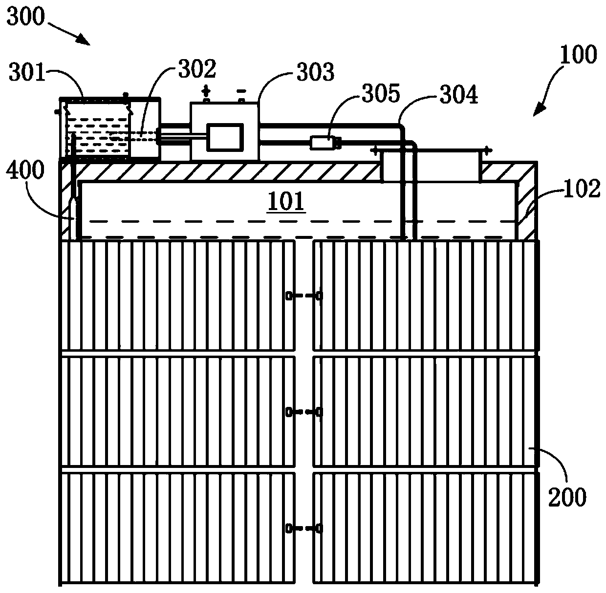 Storage tank device