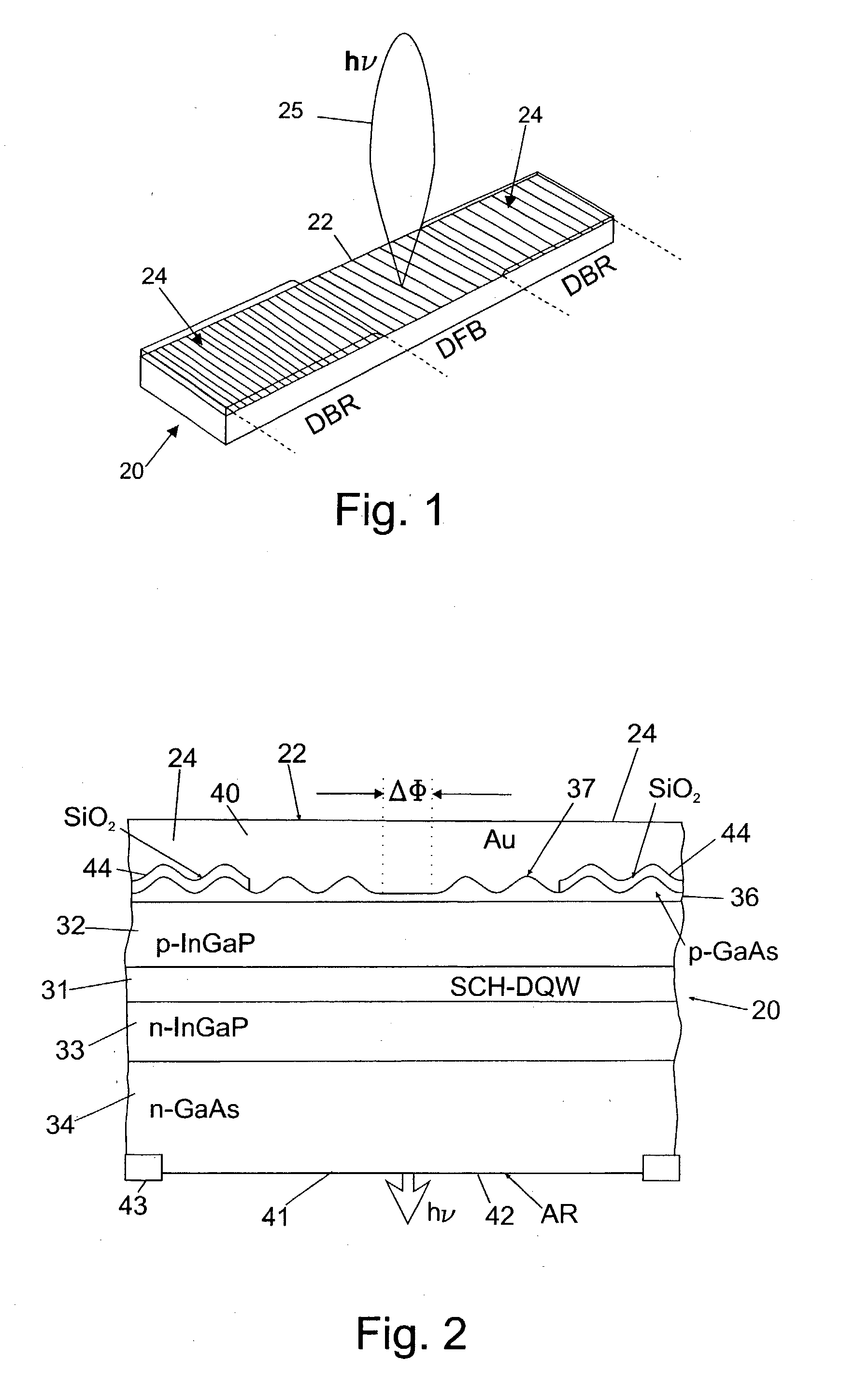 High coherent power, two-dimensional surface-emitting semiconductor diode array laser