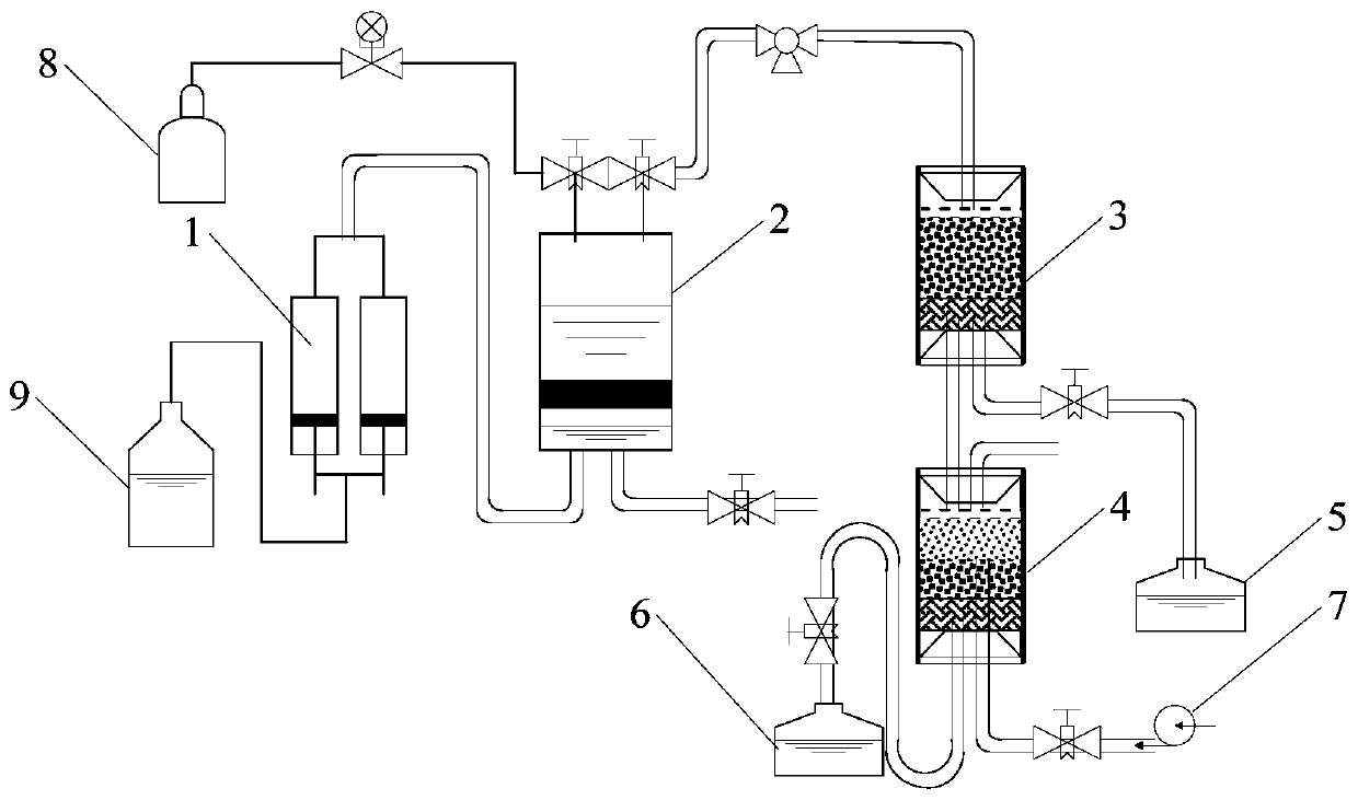 Simulation device for syngenetic cementation of carbonate rocks