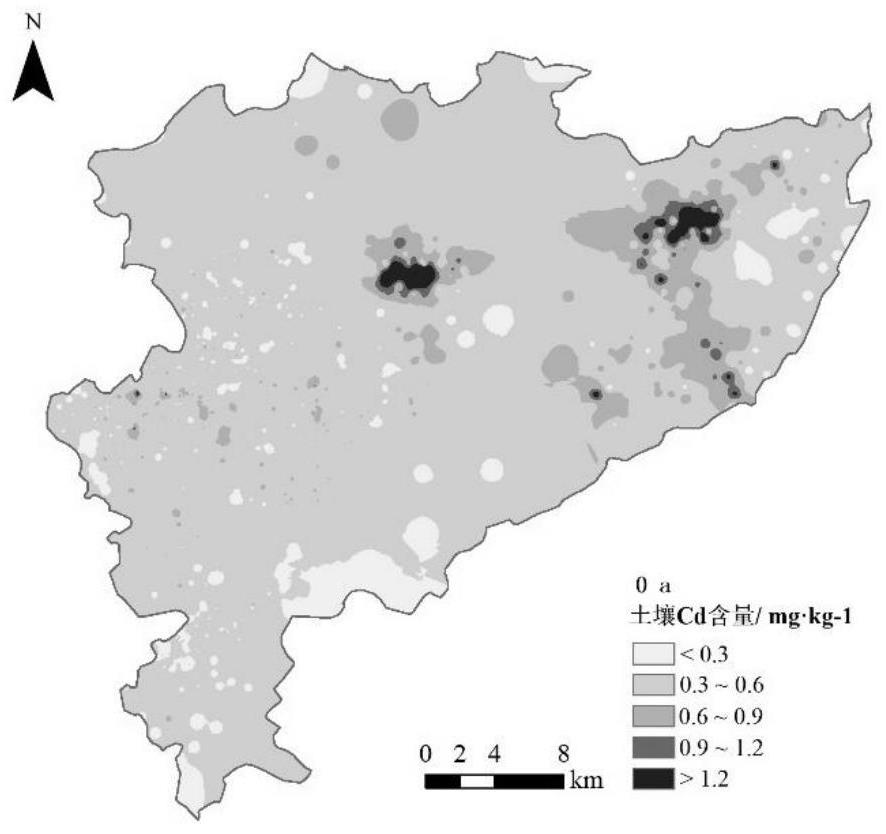 Construction method of spatio-temporal simulation model for soil heavy metal accumulation process