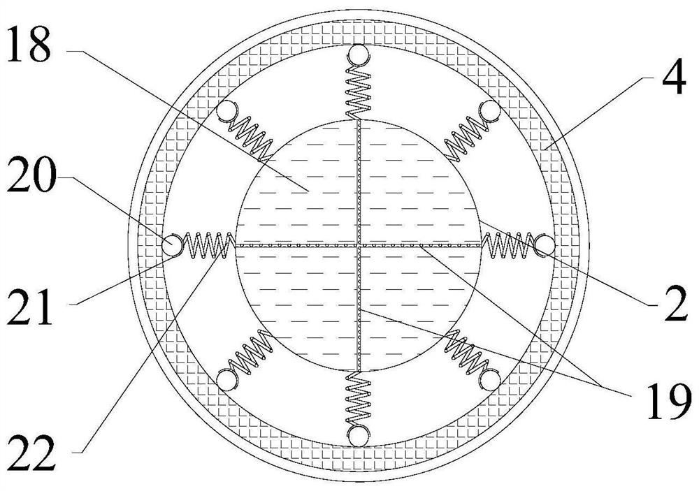 A semi-active negative stiffness multi-dimensional vibration damping device