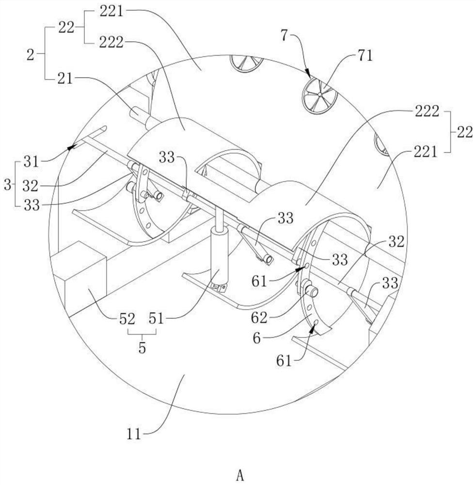 A rotary kiln waste heat comprehensive utilization system