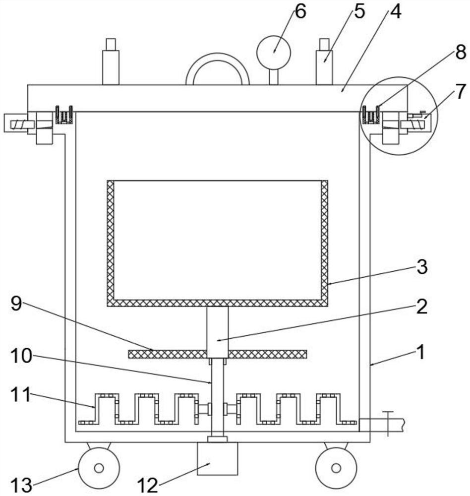 High-pressure sterilizer for laboratory