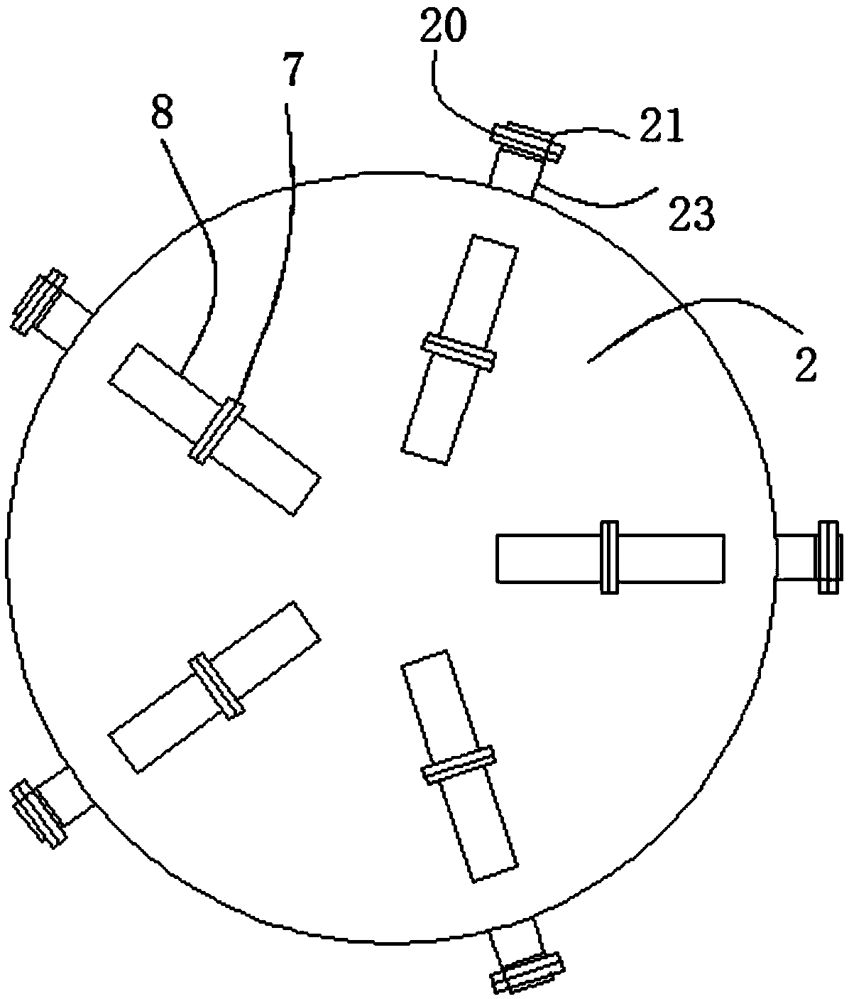 Adjustable bearing processing, fixing and polishing device