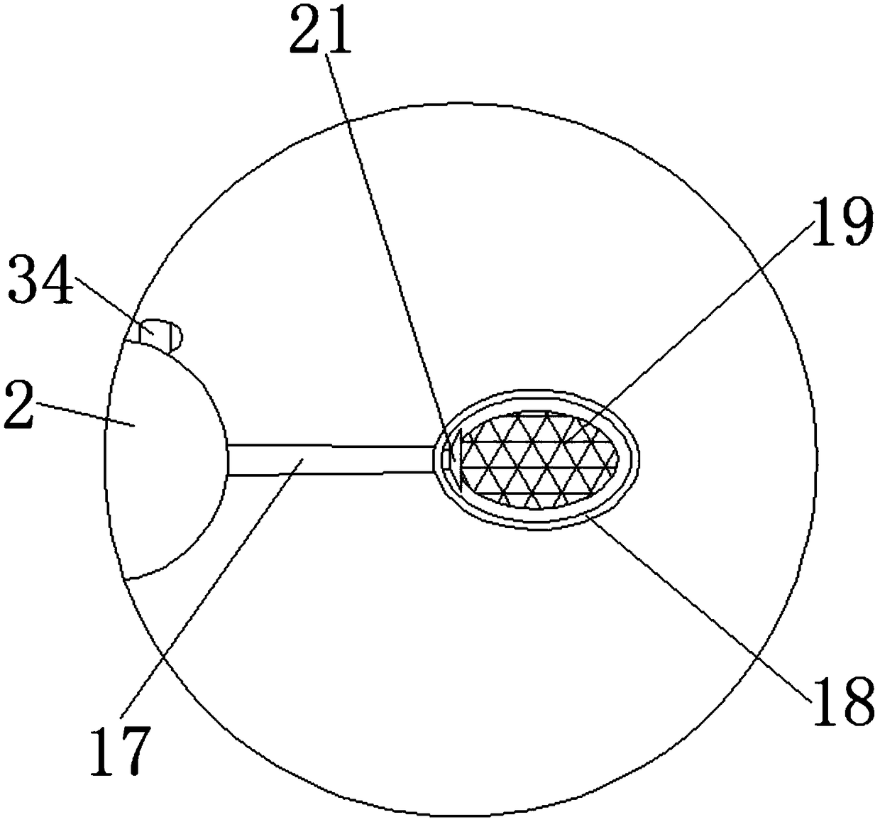 Uterus cleaning device used for obstetrics and gynecology department