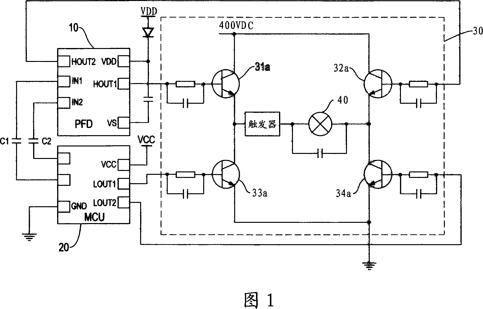 Lamp tube driving circuit