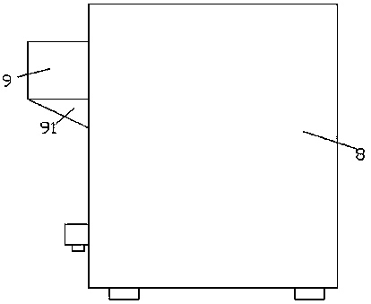 Fertilizer crushing machining device