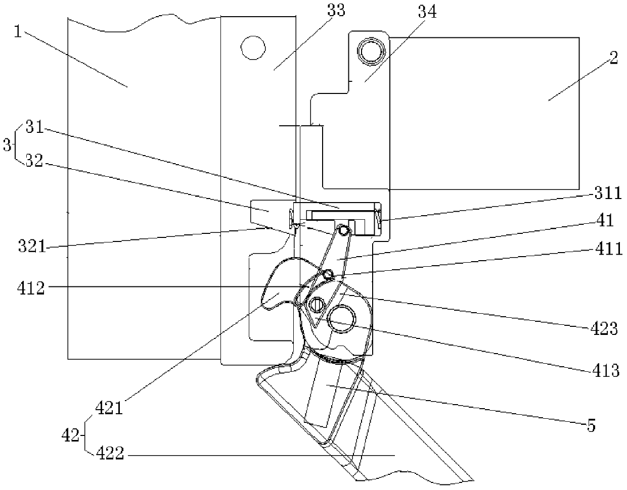 A locking device and electronic equipment