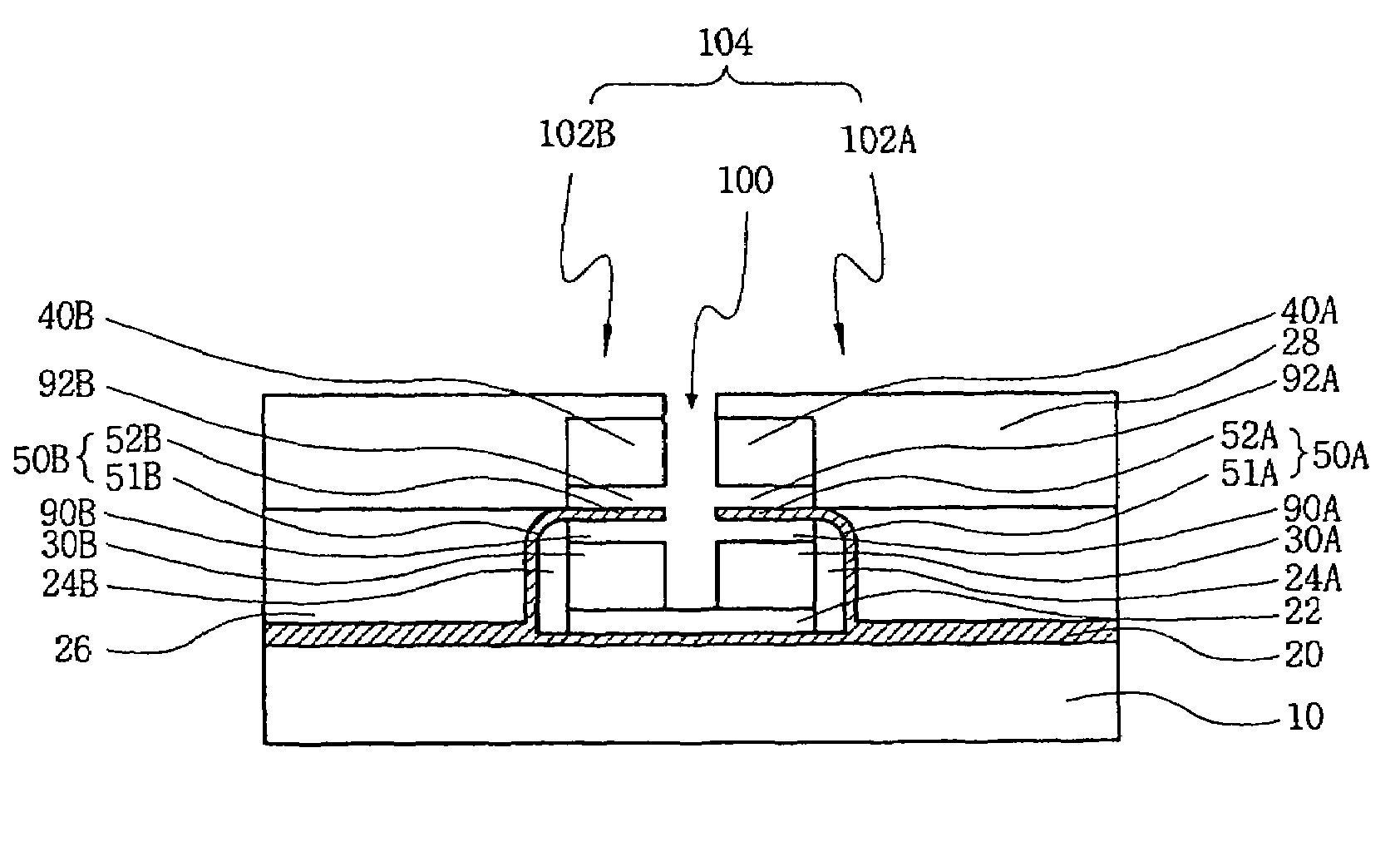 Multi-bit electro-mechanical memory device and method of manufacturing the same