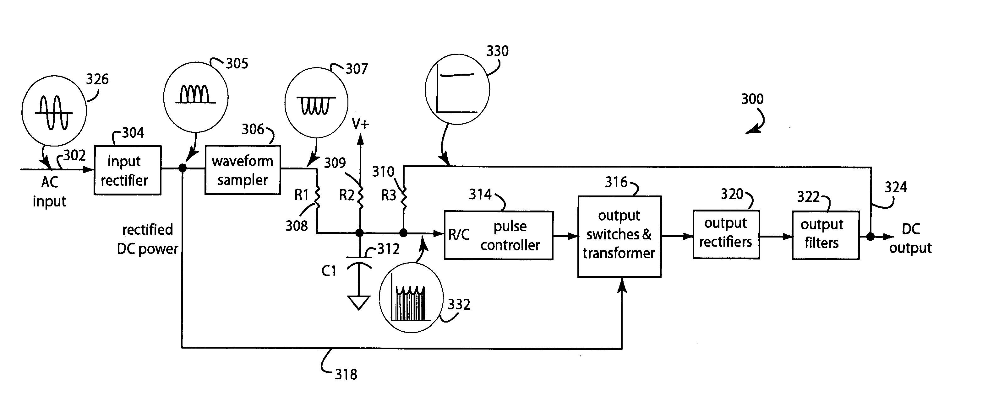 Single-stage power converter with high power factor