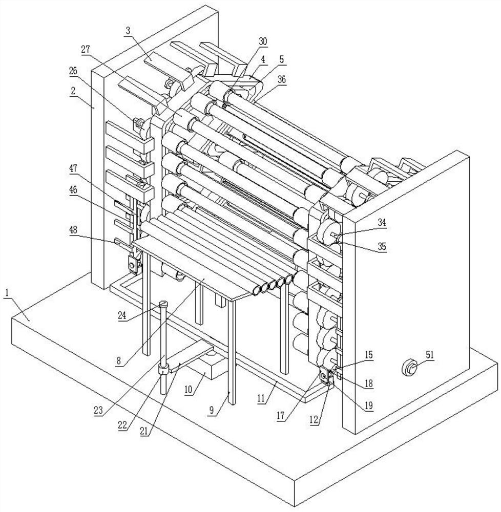 Efficient steel pipe rust removal device based on building construction