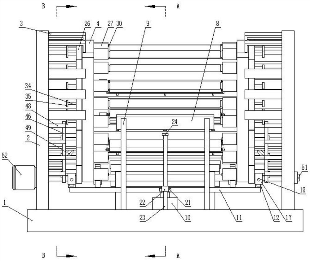 Efficient steel pipe rust removal device based on building construction