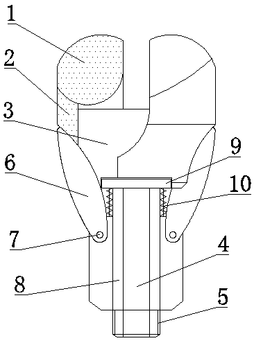 Hard rock film coating dill bit