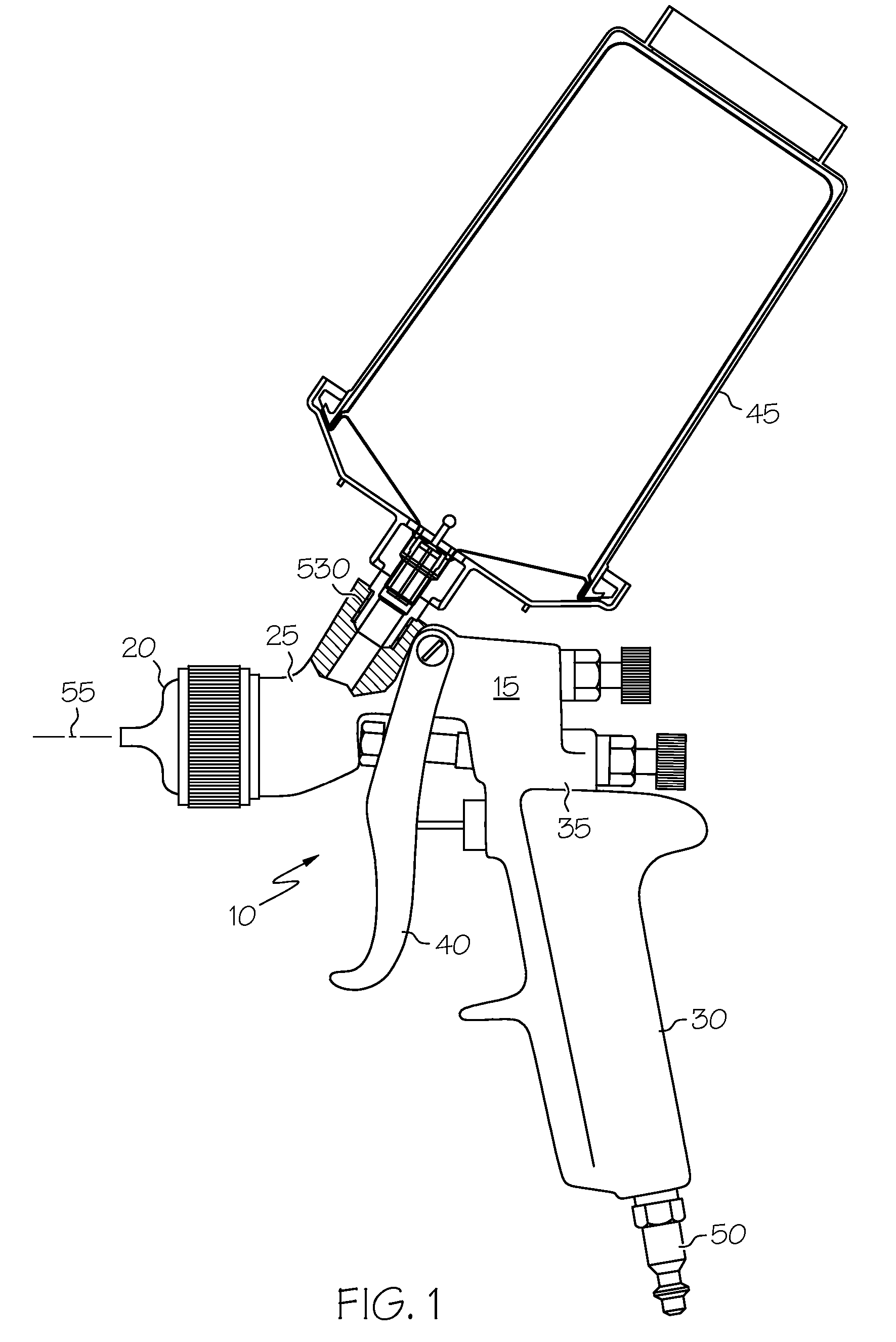 Antistatic paint cup