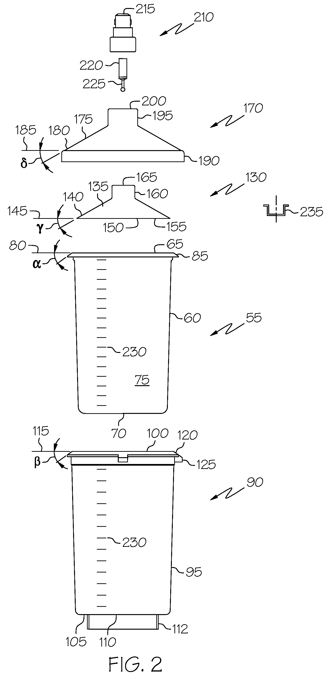 Antistatic paint cup