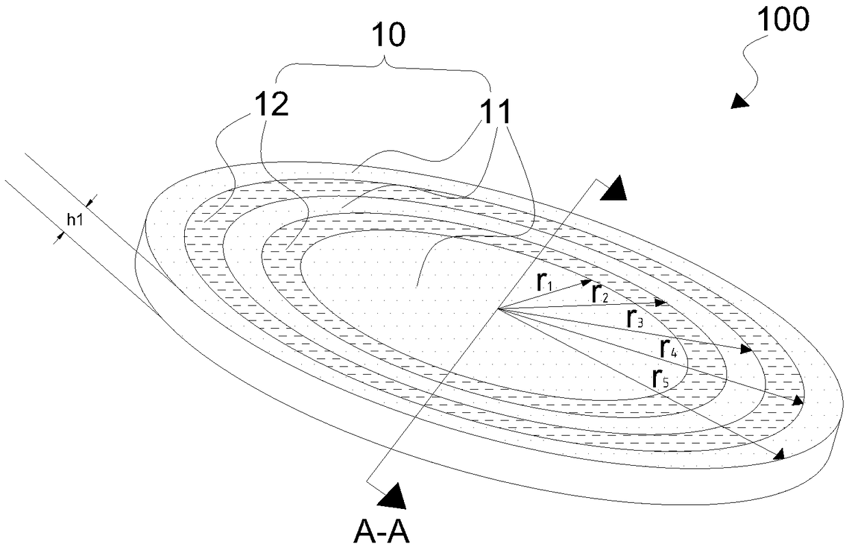 Full wave-transparent zone plate