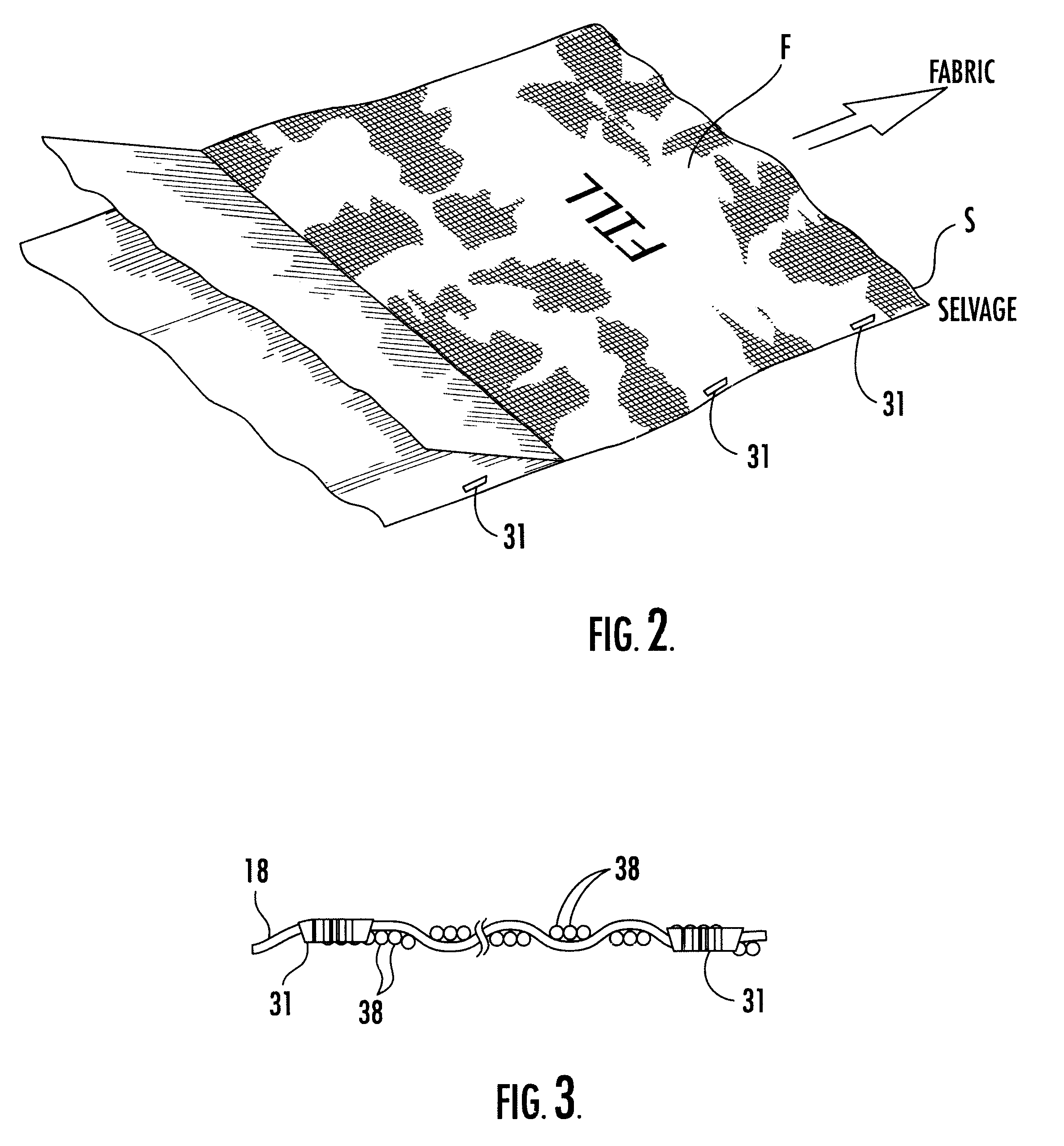 ID labeled fabric and method of applying an ID label to fabric at its point of manufacture