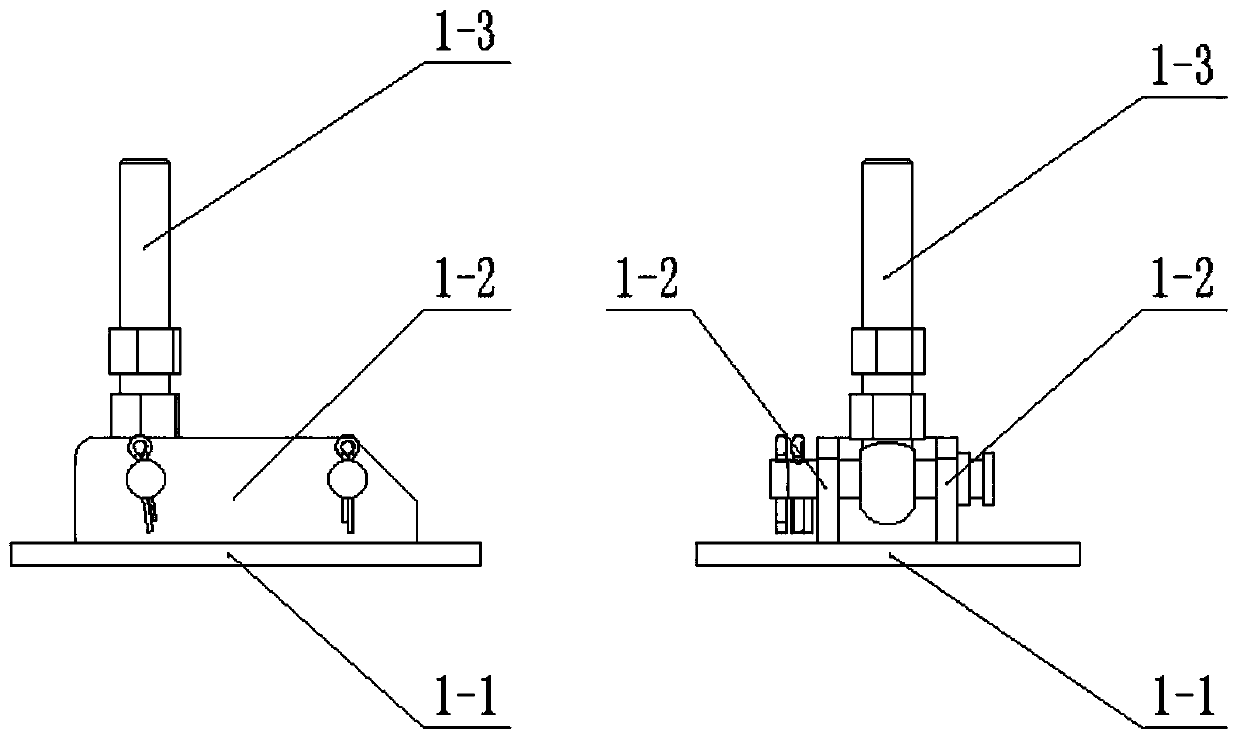 A multi-working condition movable traveling rail support device and its application method