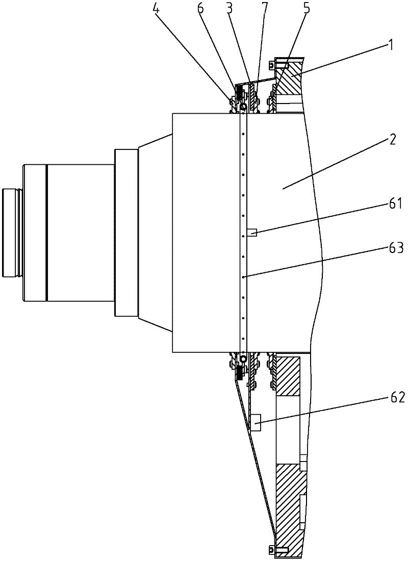 High-cleanness multilayer chip scraping device