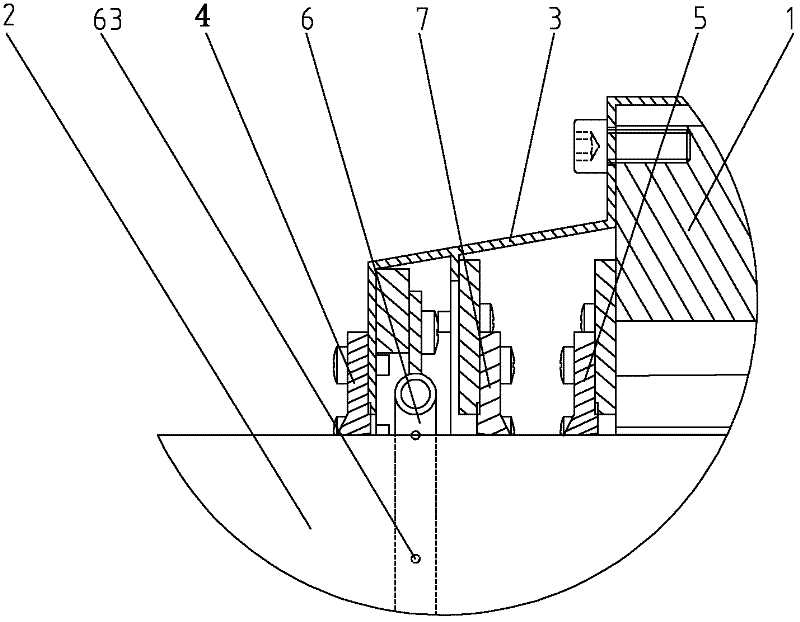 High-cleanness multilayer chip scraping device