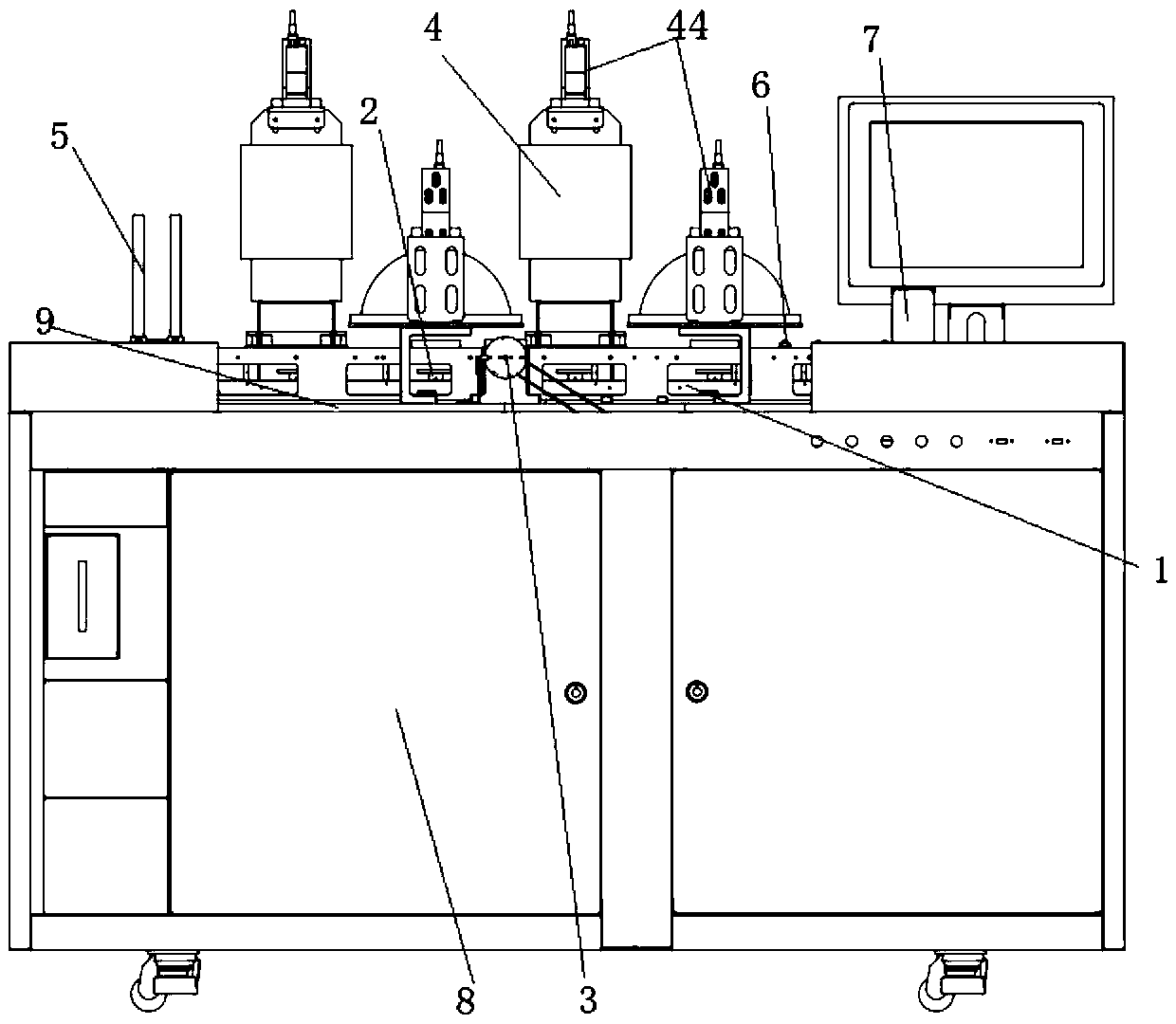 Identity card quality inspection device and using method thereof