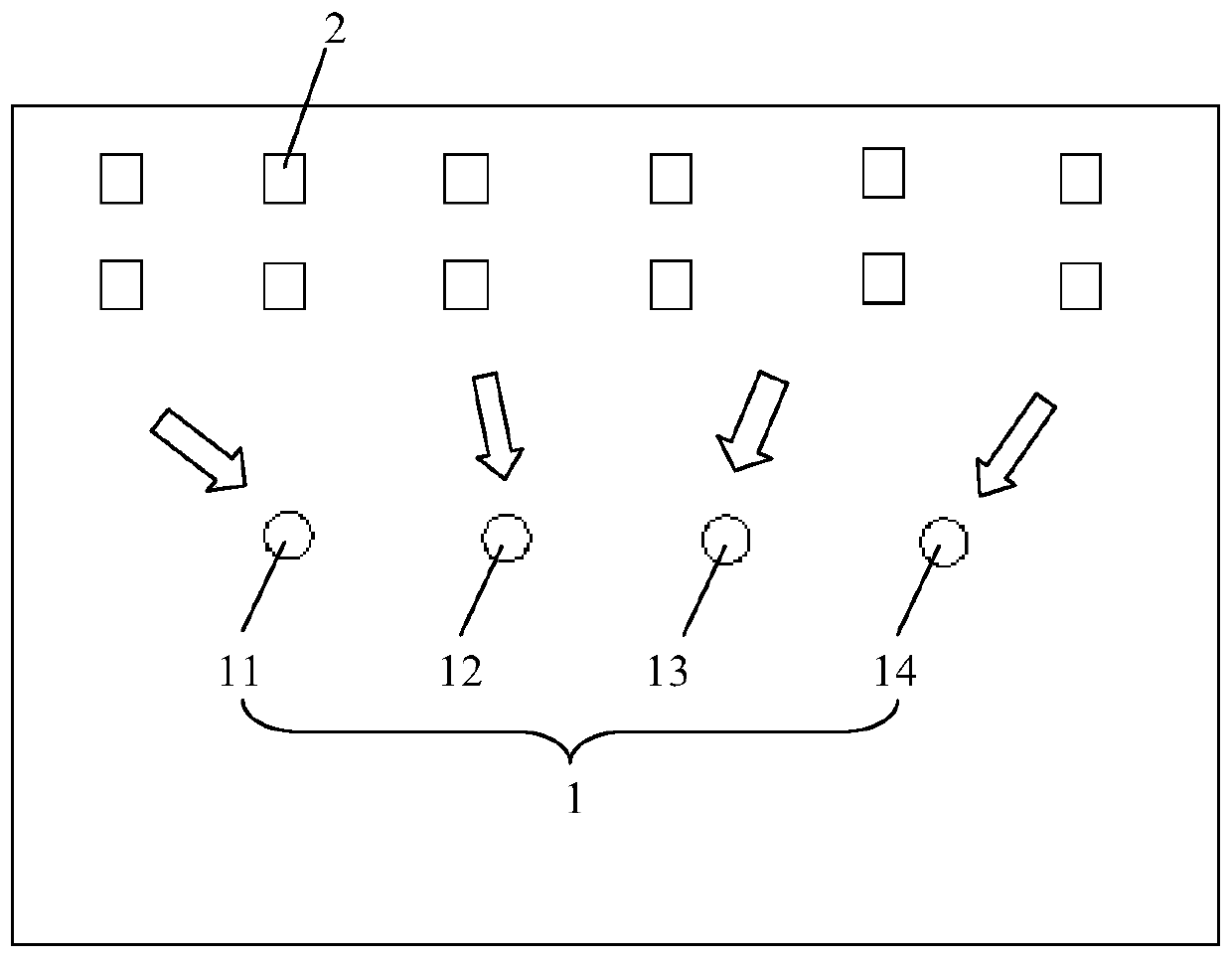 Method and device for checking goods shelves