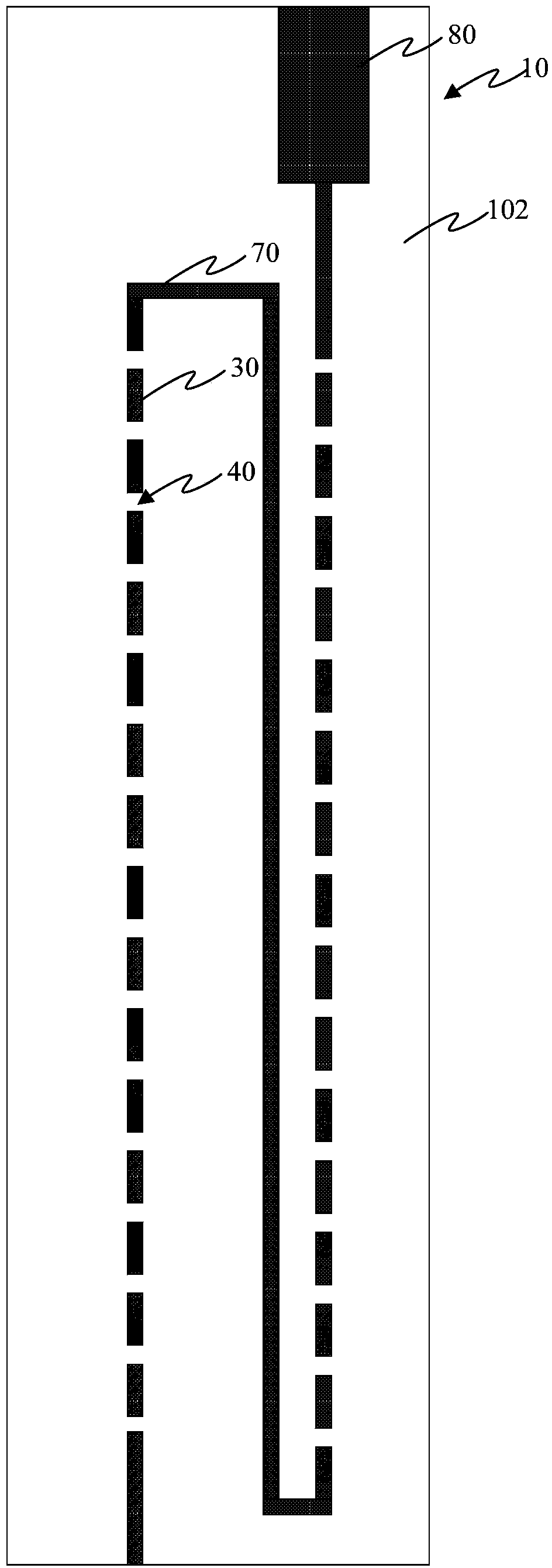 Insertion-type double-face die bond all-round LED power type lamp filament module