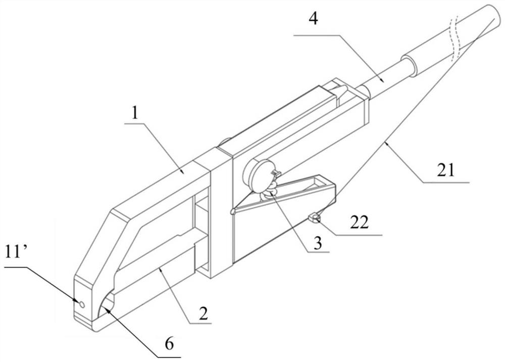 Portable intelligent current clamp device convenient to support