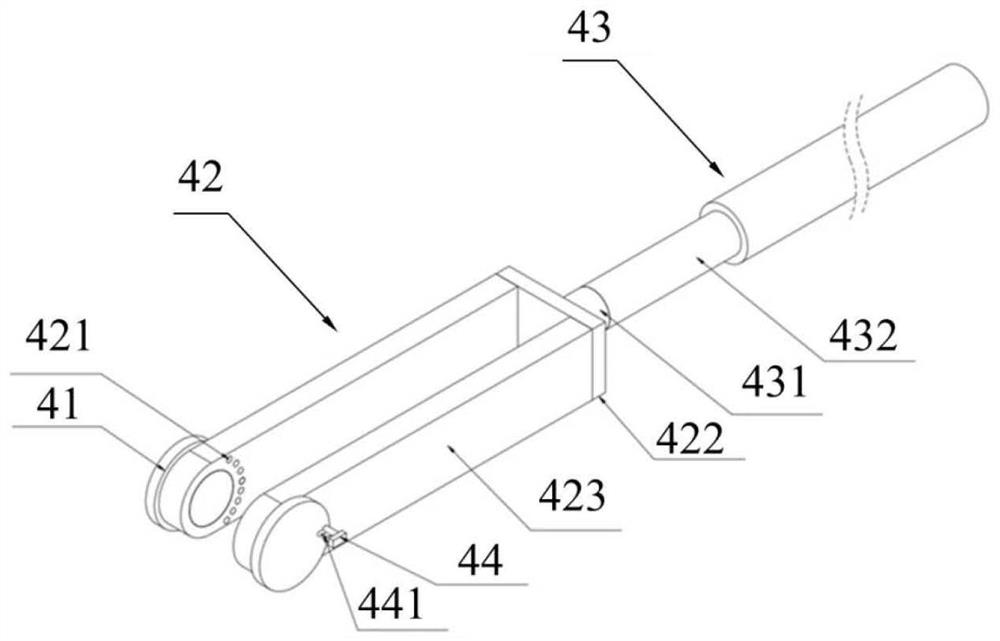 Portable intelligent current clamp device convenient to support