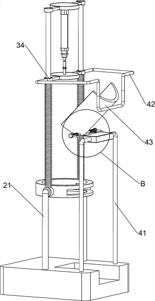 A convenient device for splitting dry firewood for household use