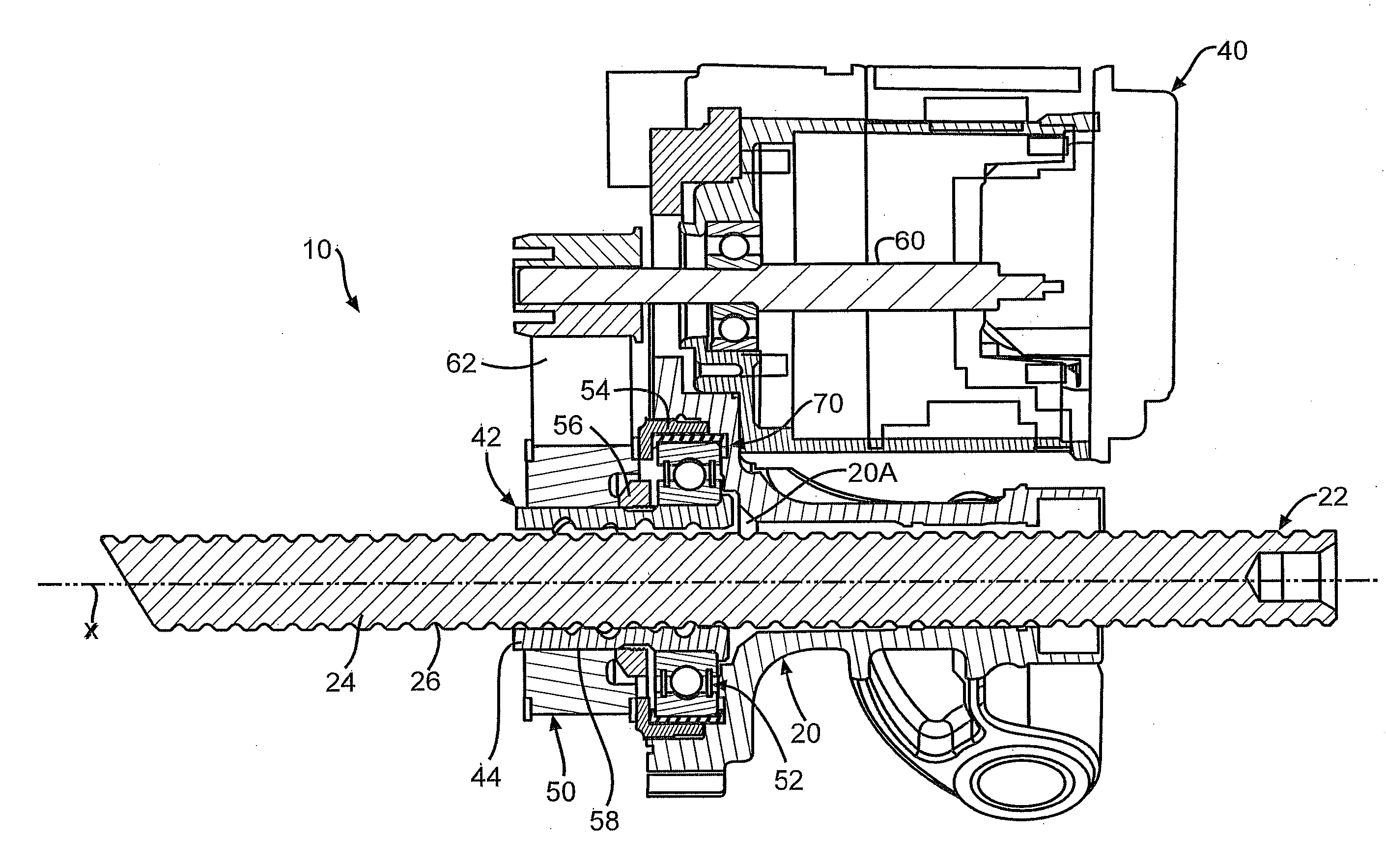 Electric power steering assembly